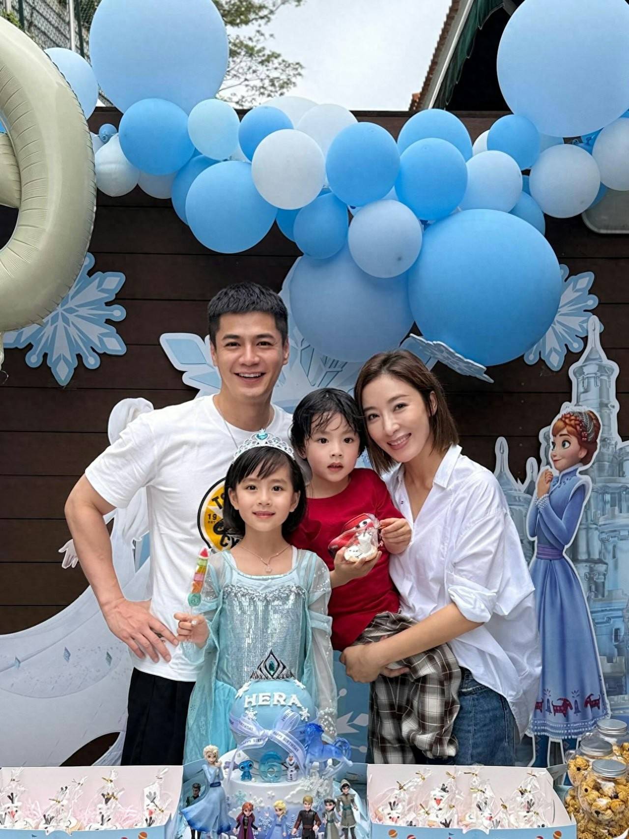 TVB视后一对子女越大越漂亮,6岁女儿被封最美星二代,被指像AI封面图
